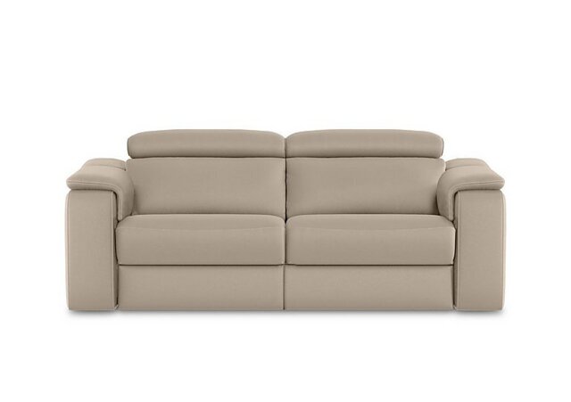 Nicoletti - Canto 3 Seater Leather Recliner Sofa with Headrests and Power Lumbar