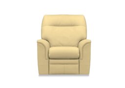 Parker Knoll - Hudson 23 Leather Chair with Power Recliner - Como Cream