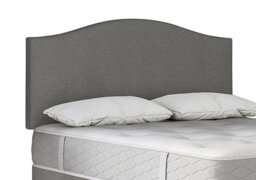 Sealy - Clyde Strutted Headboard - Double - Wool Silver Fox