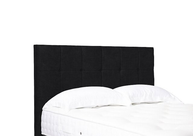 Artisan Collection Kaito Standard Floor Standing Headboard - King Size - Plush Ebony