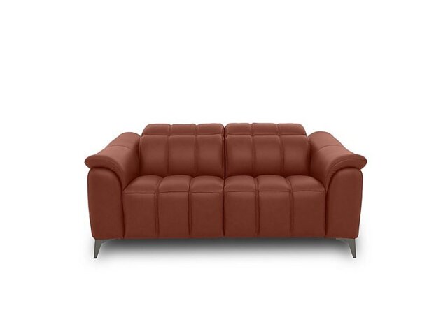 Angelo Leather 2 Seater Sofa - Natural Redmaple