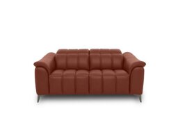 Angelo Leather 2 Seater Sofa - Natural Redmaple