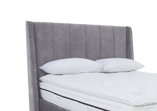 Artisan Collection Akira High Floor Standing Headboard - King Size - Aston Steel