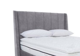 Artisan Collection Akira High Floor Standing Headboard - King Size - Aston Steel