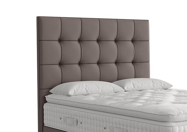 Vispring - Langdon Floor Standing Headboard - King Size - Canvas Coffee