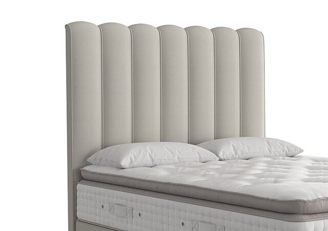 Vispring - Highclere Floor Standing Headboard - Double - Gem Silver