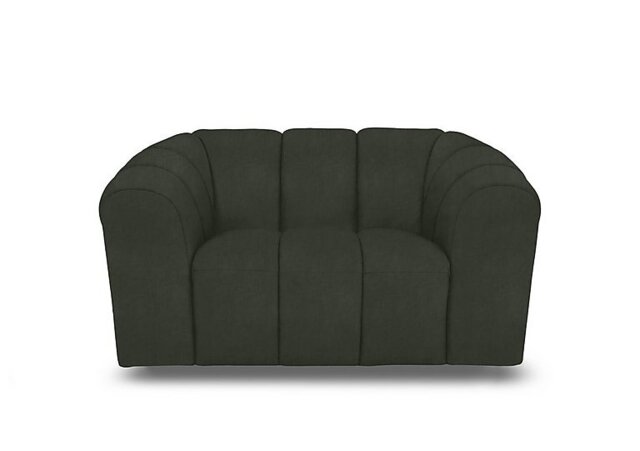 Rhianna Fabric Cuddler Chair - Manhattan Pine