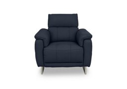 Moet Leather Power Recliner Chair with Telescopic Headrest - Peacock