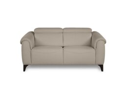 Nicoletti - Nicole 2 Seater Leather Recliner Sofa with Headrests and Power Lumbar