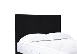 Artisan Collection Strata High Floor Standing Headboard - Single - Plush Ebony