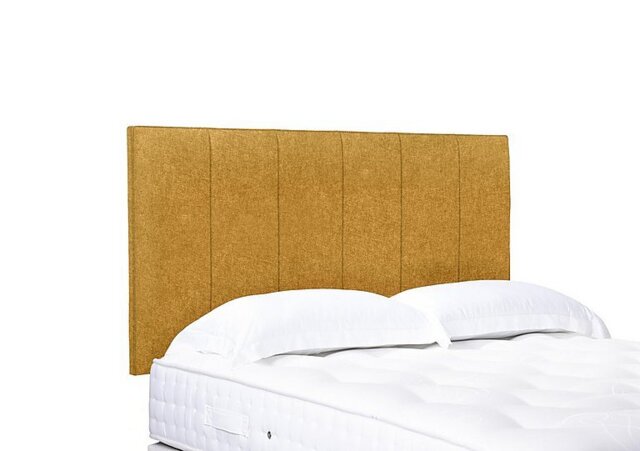 Artisan Collection Heyman High Strutted Headboard - Small Double - Tweed Mustard