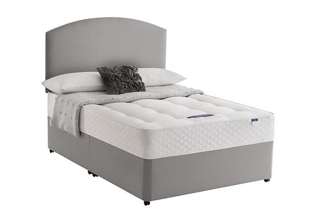 Silentnight - Miracoil Serenity Ortho Divan Set with Continental Drawers - Super King - Slate Grey