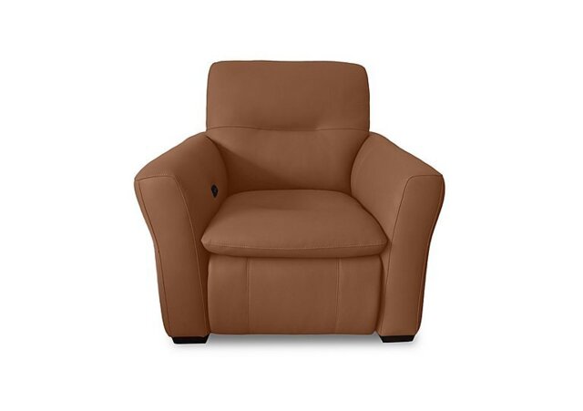World of Leather - Restore Leather Power Recliner Chair - Pecan Brown