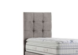 Sleepeezee - Apex Floor Standing Headboard - Single - Daytona Silver