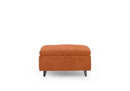 Gisella Fabric Storage Footstool - Dexter Pumpkin