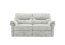 G Plan - Seattle 2 Seater Fabric Sofa - No Recliner - Lydia Blush