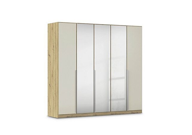 Rauch - Freja 226cm 5 Door Hinged Glass Wardrobe With Mirror Doors