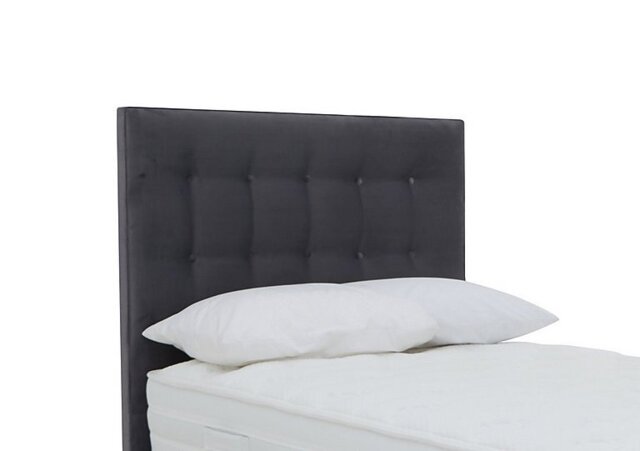 Silentnight - Coral Floor Standing Headboard - Small Double - Luxury Charcoal