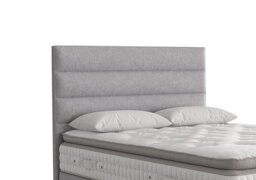 Vispring - Farleigh Floor Standing Headboard - Small Double - Marble Silver