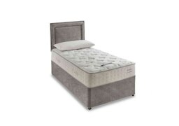 Silentnight - Revitalise Ortho 1400 Divan Set - Single - Tweed Woven Pebble