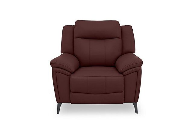Panache Leather Power Recliner Chair with Power Headrest and Heated Seat
