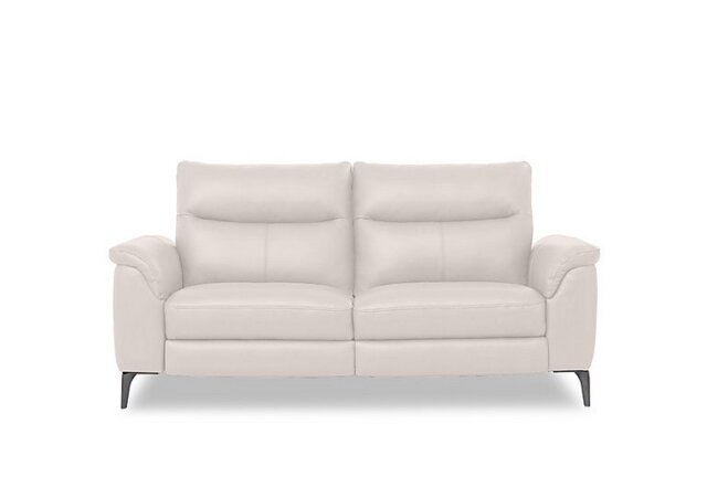 Morgan Leather 3 Seater Power Recliner Sofa - Cotton Cat - Sofas and Armchairs - In Time for Christmas