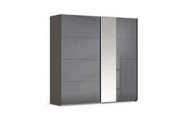 Rauch - Cairns 226cm 2 Door Sliding Wardrobe with External Lights - Graphite