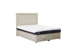 TEMPUR - Buckingham Platform Ottoman Divan Base - Double - Ice Cream