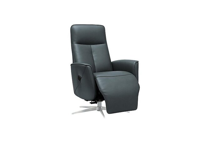 G Plan - Maribo Leather Lift and Rise Power Recliner Chair with Power Headrest and Chrome Base
