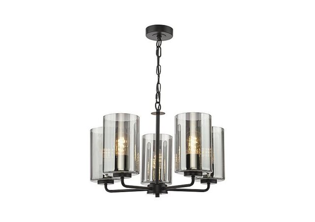 Velari 5 Light Pendant - Black