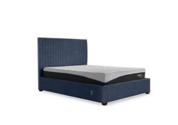 Sam 133cm Headboard Electric Ottoman Bed Frame - King Size - Raffles Sonic