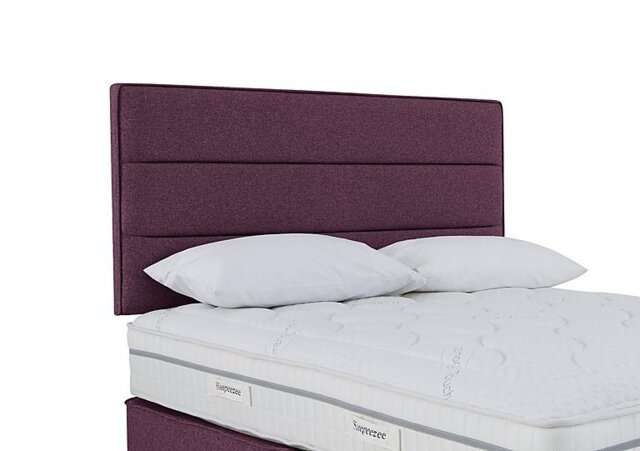 Sleepeezee - Jack Strutted Headboard - Super King - Weave Heather