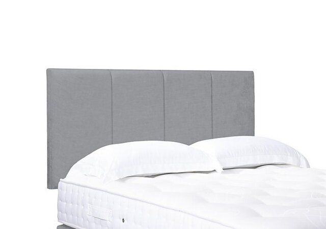 Artisan Collection Linear Standard Strutted Headboard - Super King - Aston Silver