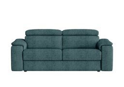 Nicoletti - Davide 3 Seater Fabric Sofa - Baobab Blue