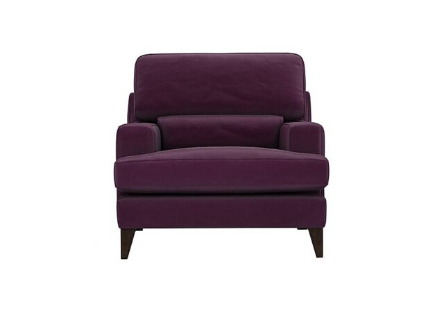 The Lounge Co. - Romilly Fabric Armchair - Frosted Grape