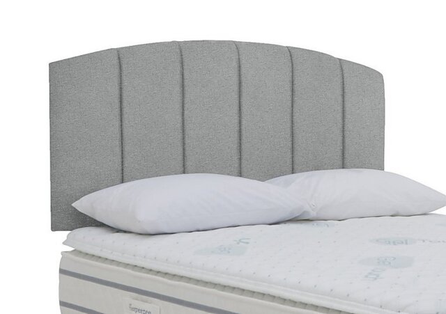 Sleepeezee - Banff Strutted Headboard - King Size - Weave Taupe