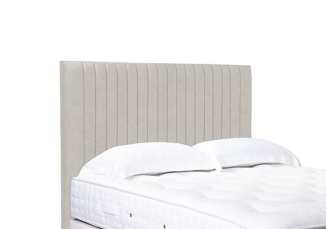 Artisan Collection Cadenza High Floor Standing Headboard - Single - Plush Ecru