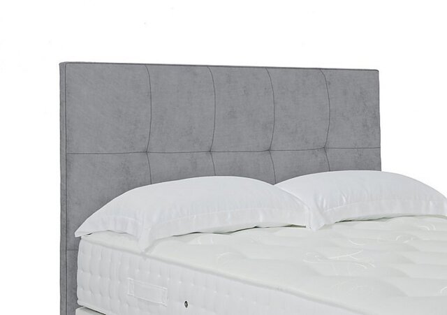 Artisan Collection Stratton Standard Floor Standing Headboard - Super King - Aston Silver