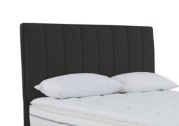 Sleepeezee - Daniel Floor Standing Headboard - Small Double - Tweed Charcoal