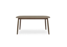 Stockholm Fixed Dining Table - Dark Oak