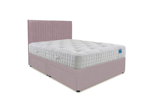 Sleep Story - Ortho 2000 Divan Set With 4 Drawer Storage - King Size - Plush Lilac