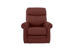 G Plan - Avon Small Leather Armchair - Capri Claret