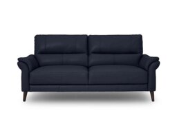 Winner 3 Seater Leather Sofa - Peacock