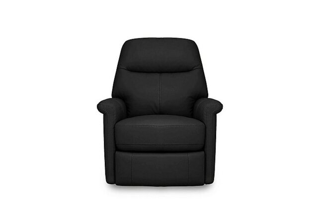 World of Leather - Compact Collection Lille NC Leather Chair - Black