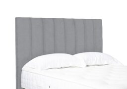 Artisan Collection Axel High Floor Standing Headboard - King Size - Aston Silver