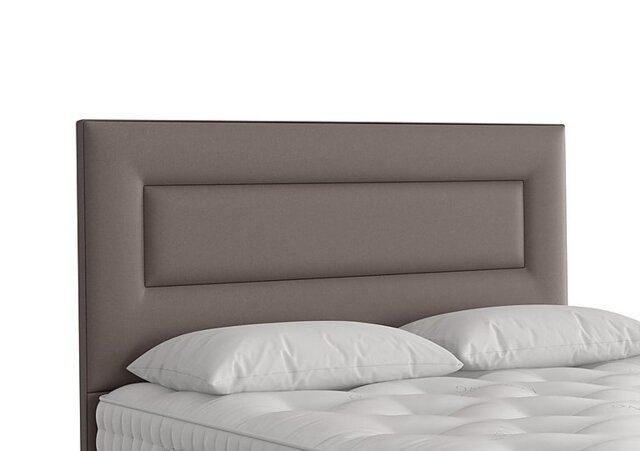 Vispring - Enyo Floor Standing Headboard - Super King - Canvas Coffee