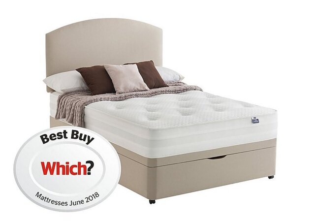 Silentnight - Mirapocket Serenity 1200 Half Ottoman Soft Divan Set with 2 Drawers - Super King