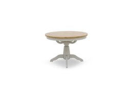 Lewis Round Pedestal Butterfly Extending Dining Table