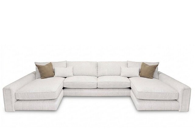 Retreat Large Fabric U Shaped Sofa - Sofas and Armchairs