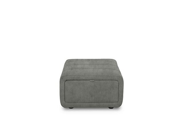 Elphaba Fabric Storage Footstool - Marble Stone